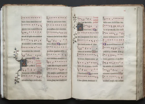 The Gotha Missal: Fol. 58v, Text by Master of the Boqueteaux, book, 1370-1380