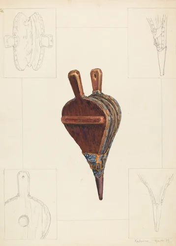 Bellows by Katharine Merrill, index of american design, 1937