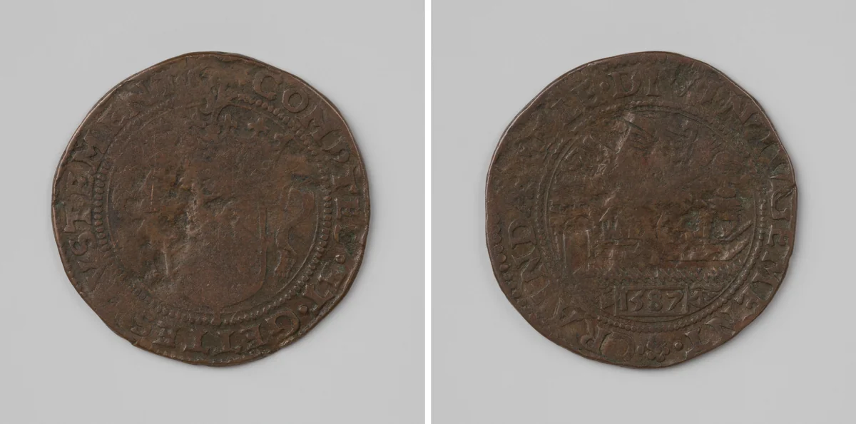 Graafschap Henegouwen by anonymous, metalwork, 1587