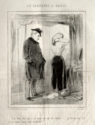 Carnaval by Paul Gavarni, print, 1841-1843