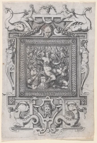 Furniture Design by Jacques Androuet du Cerceau, print, 1565-1578