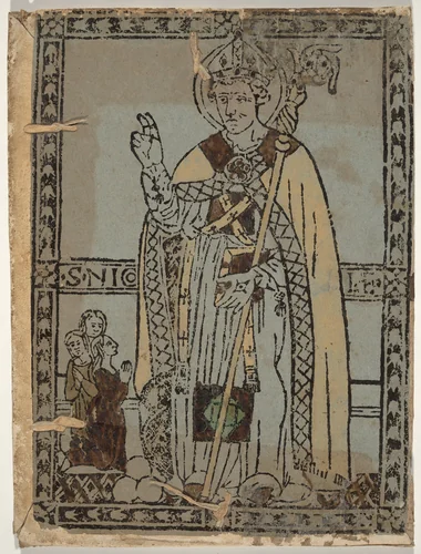 Saint Nicolas of Myra by Italian 15th Century, print, 1470-1480