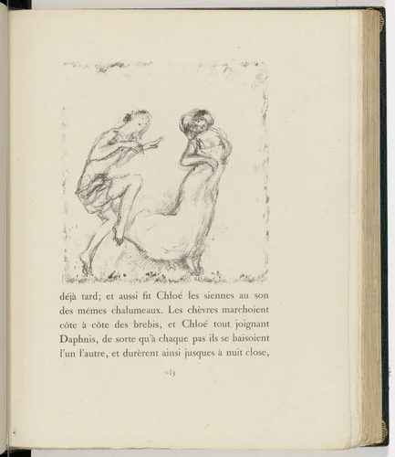 In-text plate (page 143) from Daphnis et Chloé by Pierre Bonnard, illustrated book, 1902