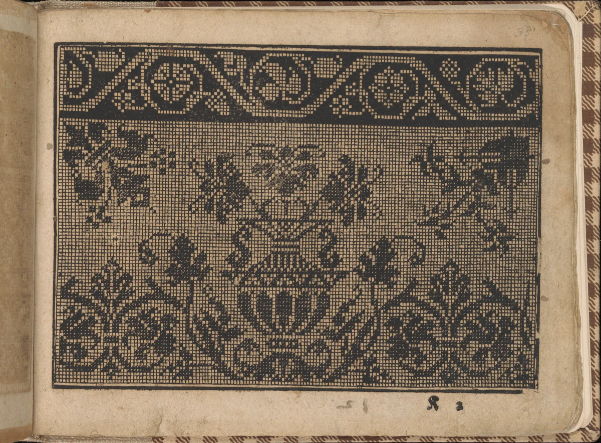 New Künstlichs Modelbuch (Page 38 recto) by Bernhard Jobin, book, 1600