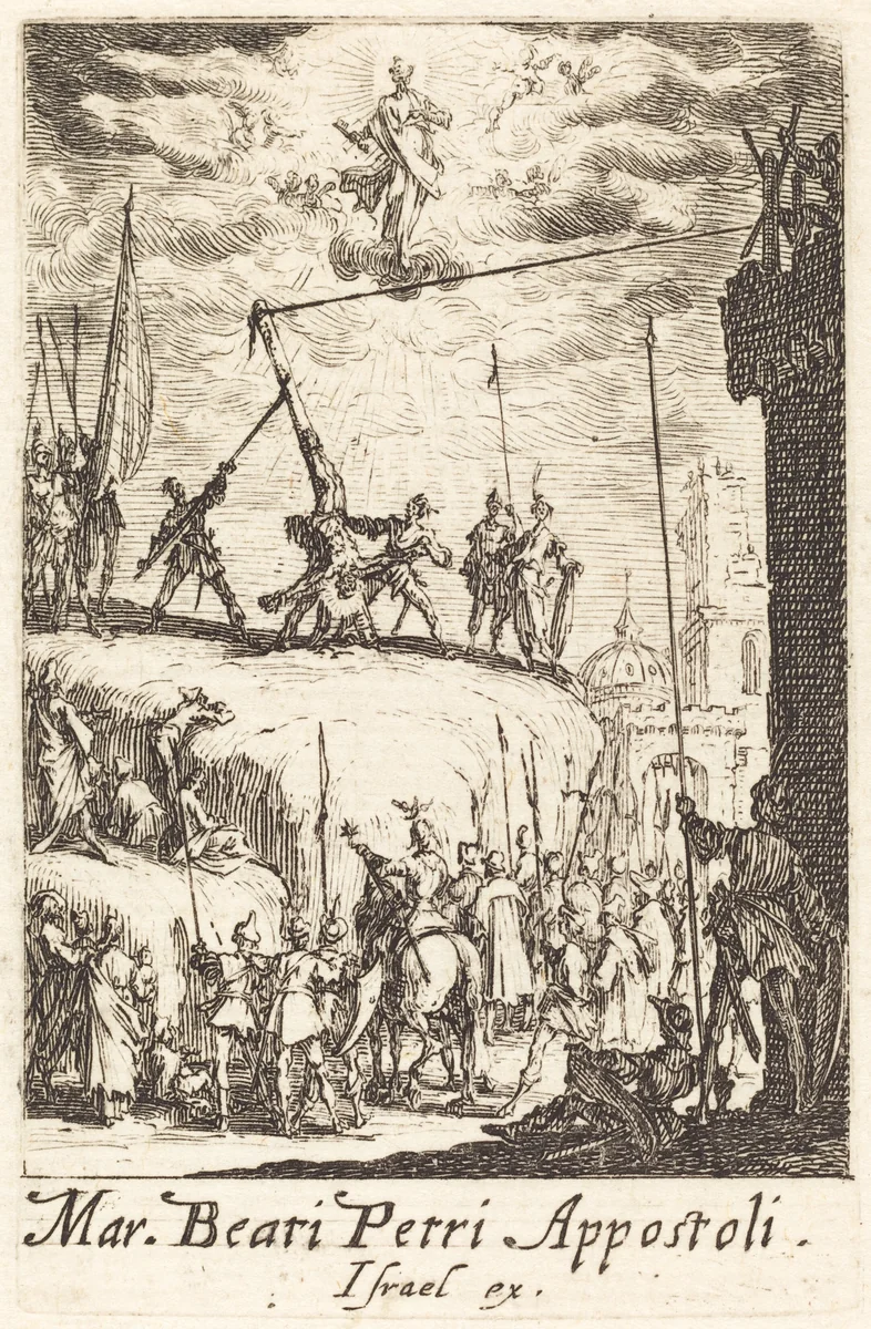 The Martyrdom of Saint Peter by Jacques Callot, print, 1634-1635