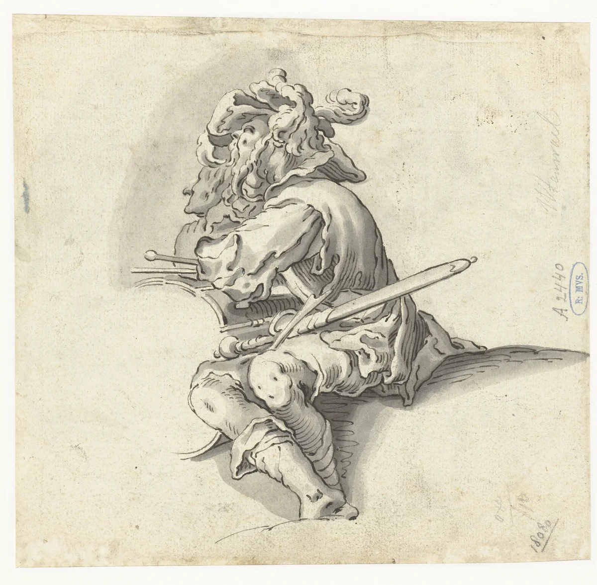Drummer by Unknown, drawing, 1576