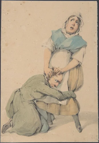 Caricature by anonymous, drawing, 1800-1899