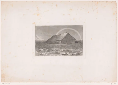 Ark van Noach by anonymous, print, 1800-1899