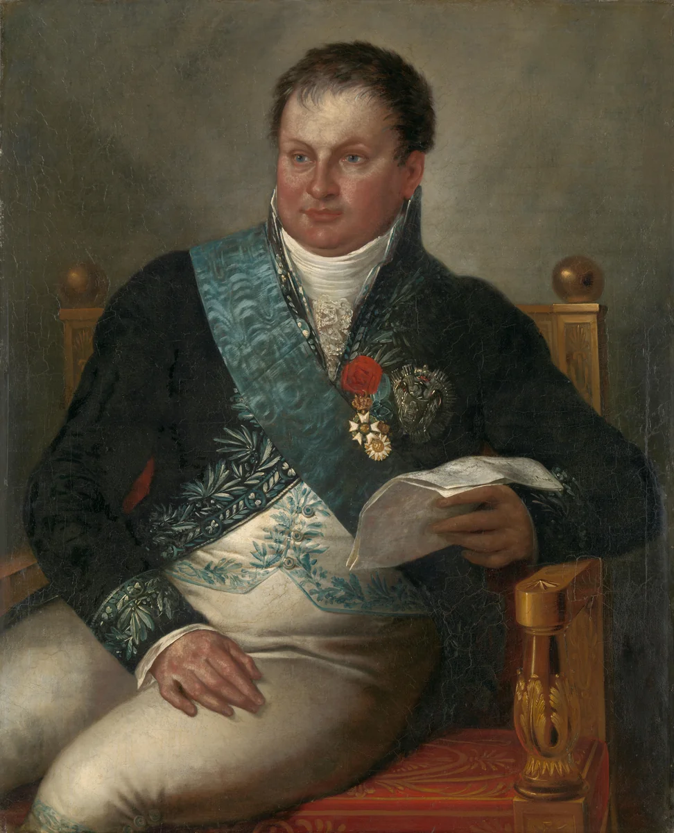 Portrait of Isaac Jan Alexander Gogel by Mattheus Ignatius van Bree, painting, 1811-1813