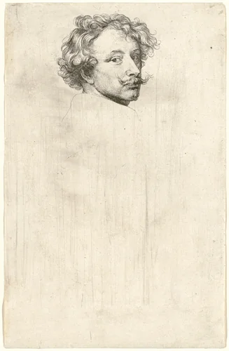 Self-Portrait by Anthony van Dyck, print, 1626-1641