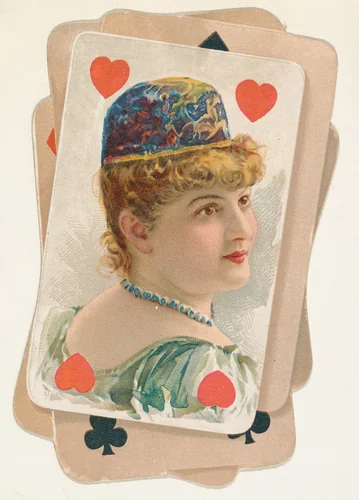 Playing Cards, from the Novelties series (N122) issued by Gail & Ax Tobacco to promote Navy Long Cut by Gail & Ax Tobacco, print, 1889