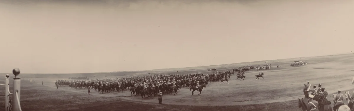 Cavalry Maneuvers by Unidentified Photographer, photograph, 1908