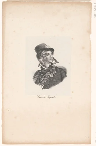 Portret van Henri de la Rochejaquelein by anonymous, print, 1818-1842