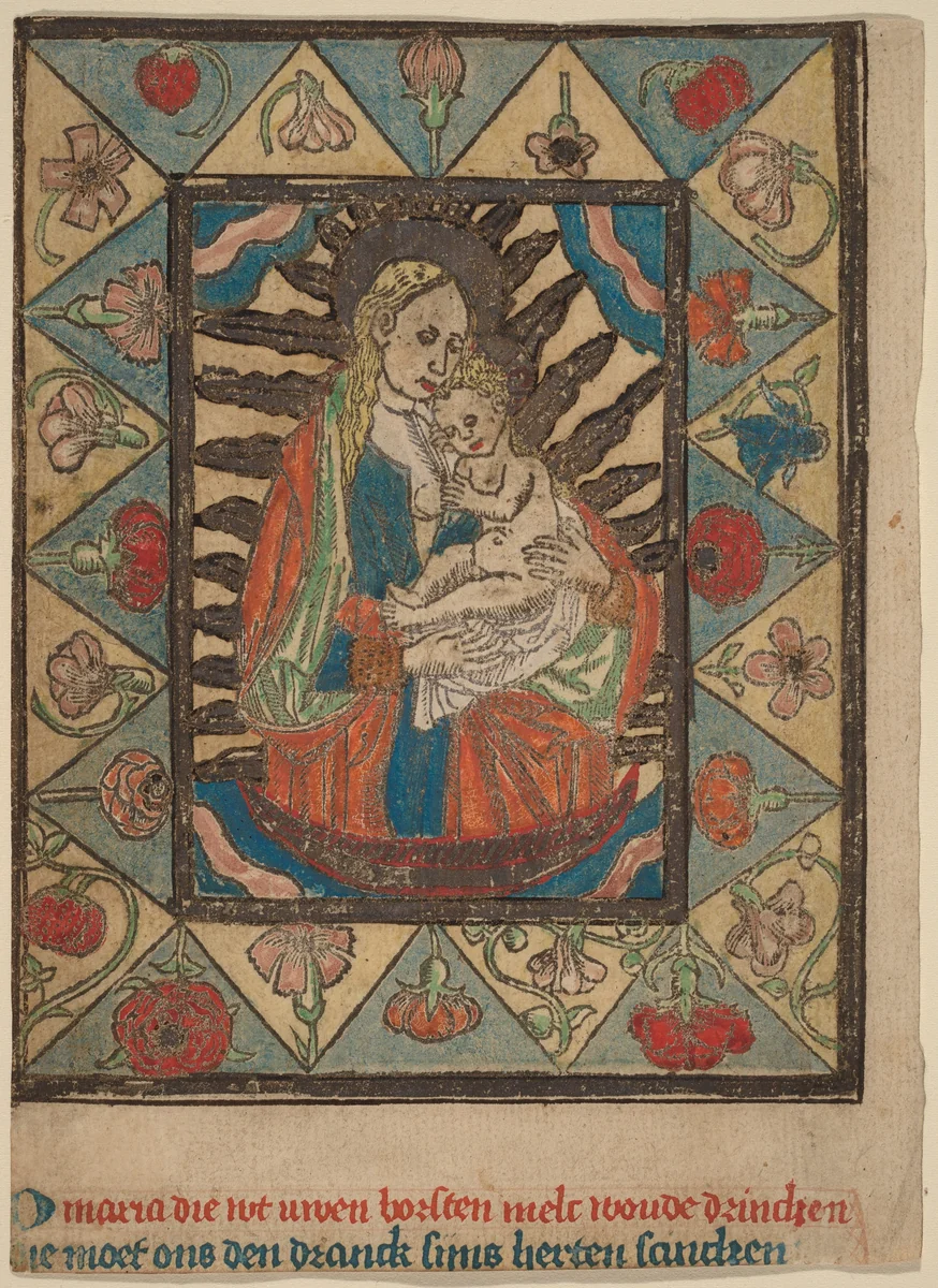 The Madonna and Child by Netherlandish 15th Century, print, 1500