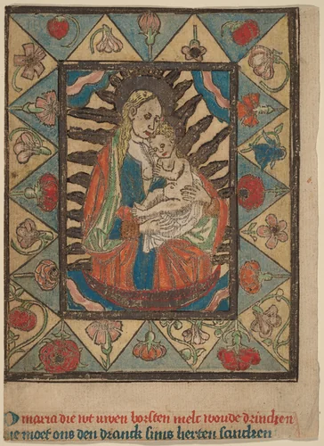 The Madonna and Child by Netherlandish 15th Century, print, 1500
