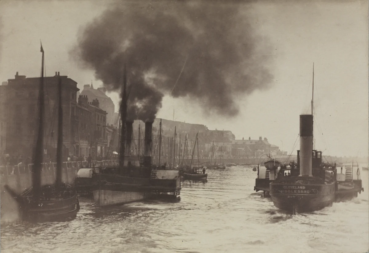 Untitled (Harbor Scene) by Frank Meadow Sutcliffe, photograph, 1875-1885