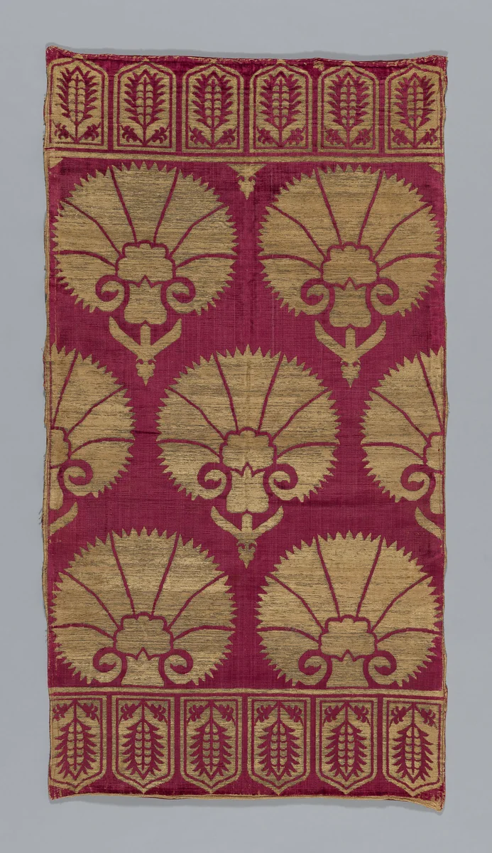 Cushion cover by Turkey, Bursa, textile, 1601-1650