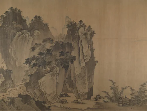 Second half of Ten Thousand Li of the Yangzi River by Unidentified Artist, painting, 1467-1499