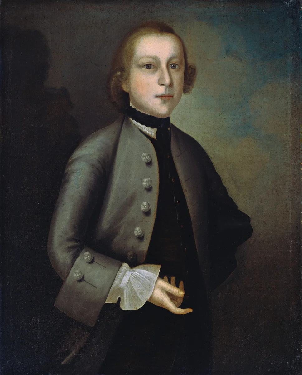 Isaac Foster, Jr. by Joseph Badger, painting, 1755