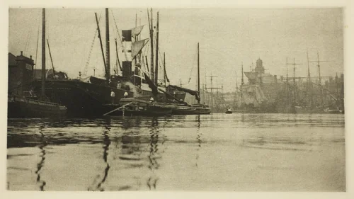 In Harbour by Peter Henry Emerson, photograph, 1887