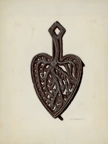 Iron Stand by Austin L. Davison, index of american design, 1939