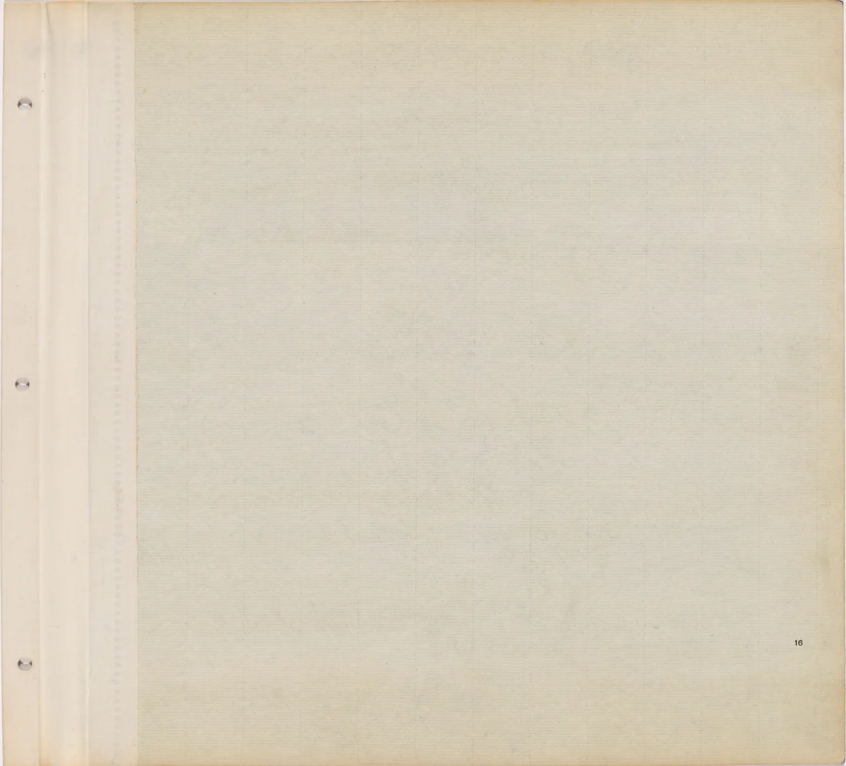 Text page with illustration numbers by Robert Frank, print, 1952