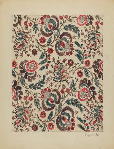 Chintz by Suzanne Roy, index of american design, 1936
