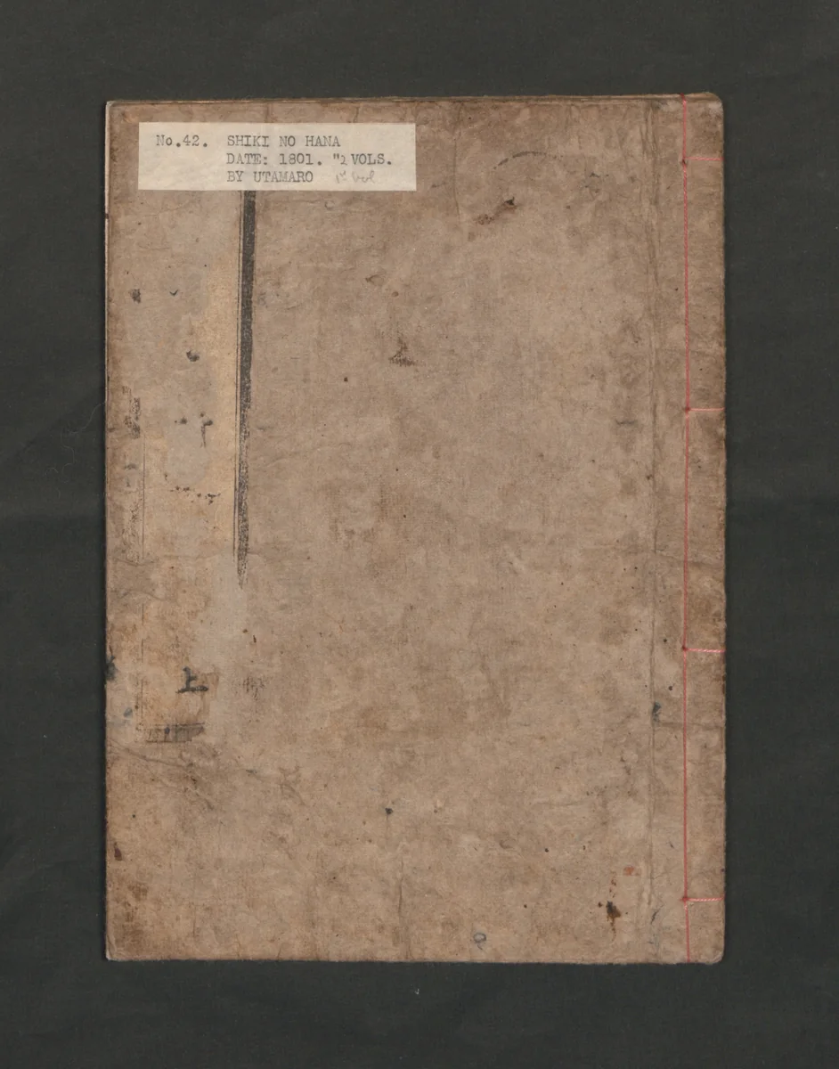 Picture Book of Flowers of the Four Seasons (Ehon shiki no hana) 絵本四季花 by Kitagawa Utamaro (喜多川歌麿), book, 1801