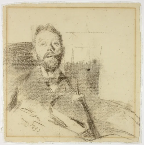 Portrait of Charles Deering by Anders Zorn, drawing, 1893