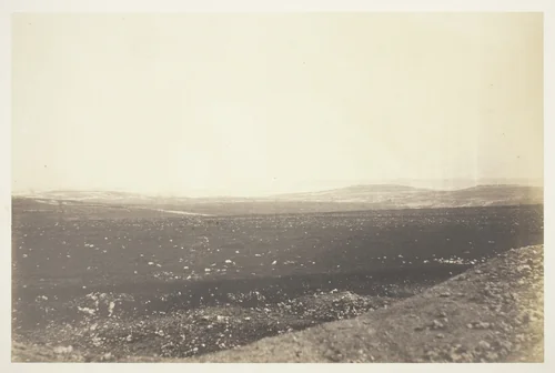 Sebastopol, from the Mortar Battery by Roger Fenton, photograph, 1855
