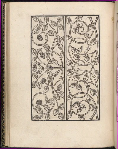 Page from Ein new kunstlich Modelbuch...(Page 17v) by Peter Quentel, book, 1544