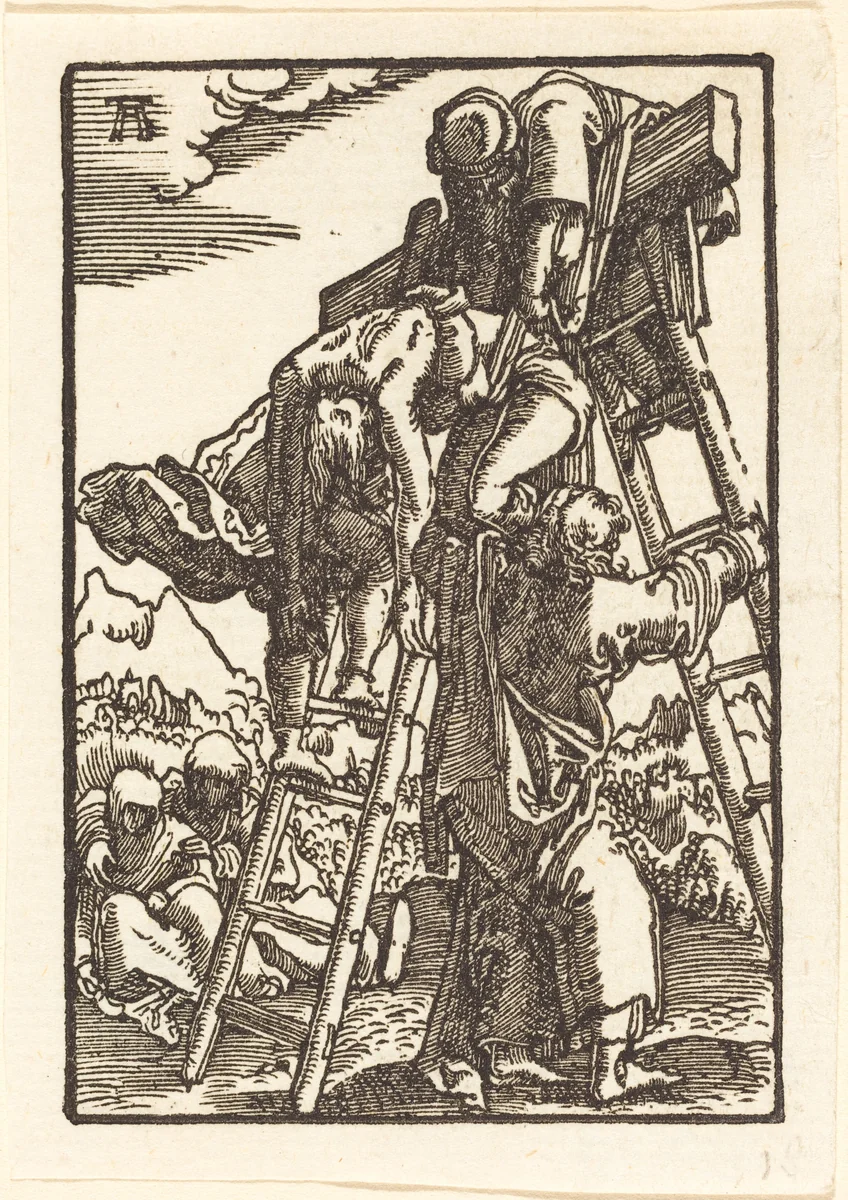 The Descent from the Cross by Albrecht Altdorfer, print, 1513