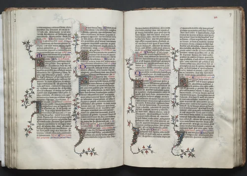 The Gotha Missal: Fol. 87r, Text by Master of the Boqueteaux, book, 1370-1380