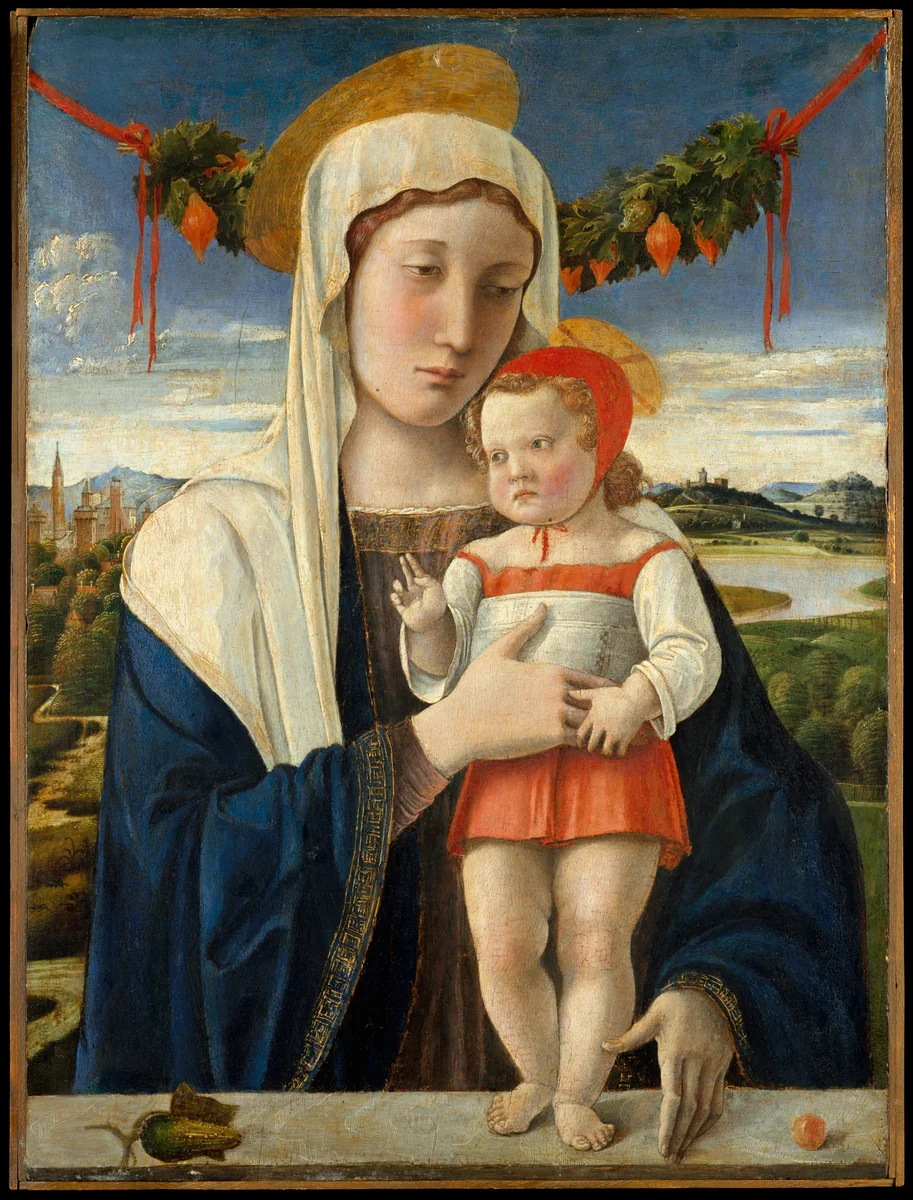 Madonna and Child by Giovanni Bellini, painting, 1467-1473
