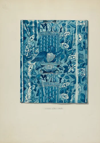 Textile by James H.C. Vail, index of american design, 1936