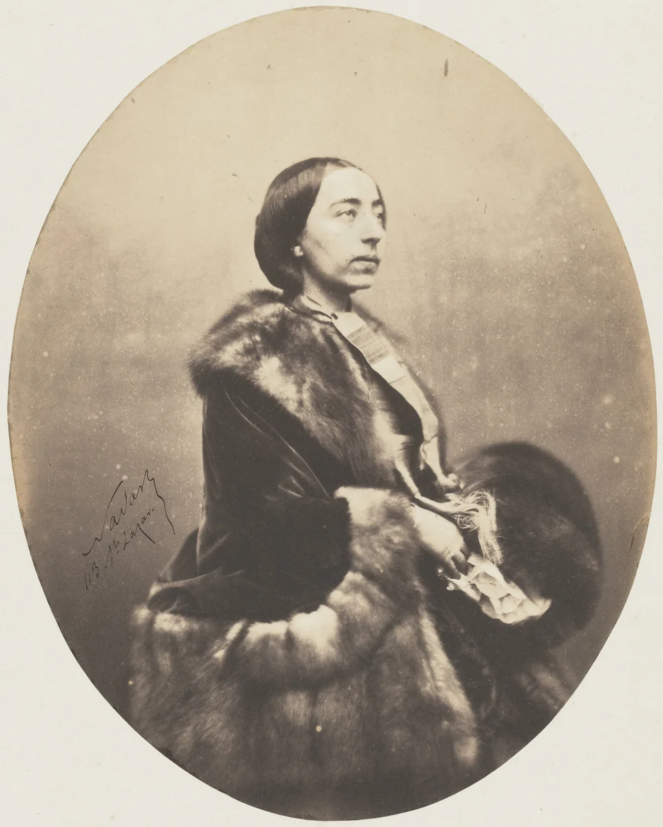 Marie Dumas by Nadar, photograph, 1856