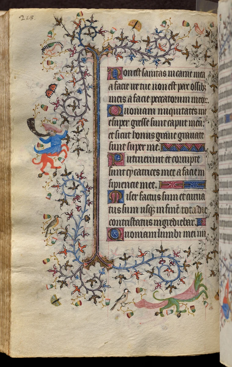 Hours of Charles the Noble, King of Navarre (1361-1425): fol. 109v, Text by Master of the Brussels Initials and Associates, book, 1400-1410