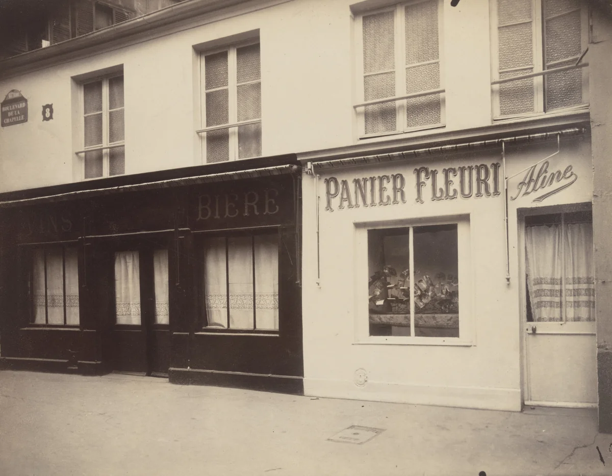 Boulevard de la Chapelle, 18e by Eugène Atget, photograph, 1921