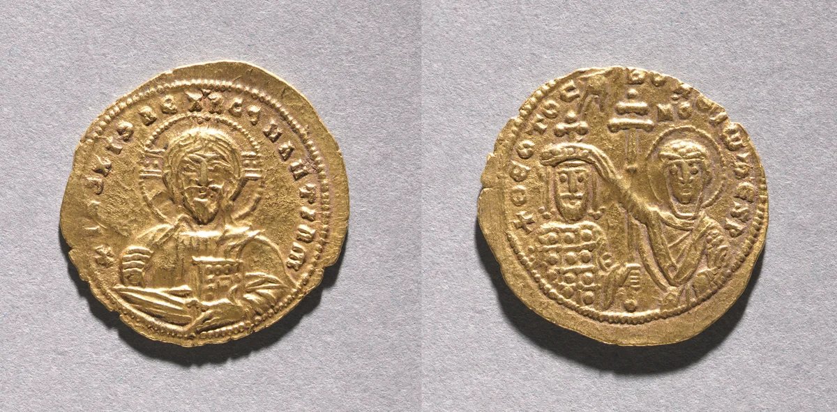 Nomisma with John I Zimisces by Unknown, metalwork, 969-976