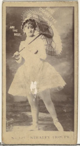 Card Number 129, Kiralfy Troupe, from the Actors and Actresses series (N145-6) issued by Duke Sons & Co. to promote Duke Cigarettes by W. Duke, Sons & Co., photograph, 1880-1889
