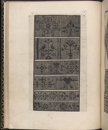 Page from Ein new kunstlich Modelbuch...(Page 9v) by Peter Quentel, book, 1544