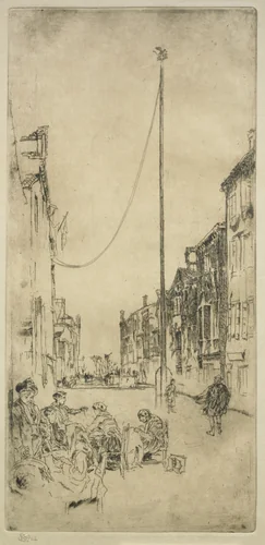 The Mast by James McNeill Whistler, print, 1879-1880