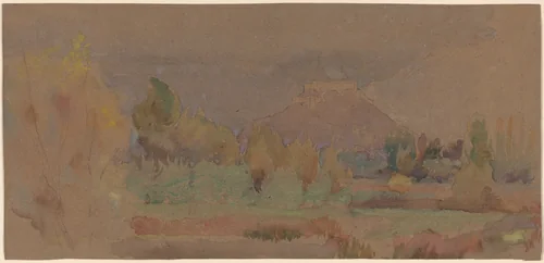 The Fort, Srinagar by Maxwell Balfour, drawing, 1896
