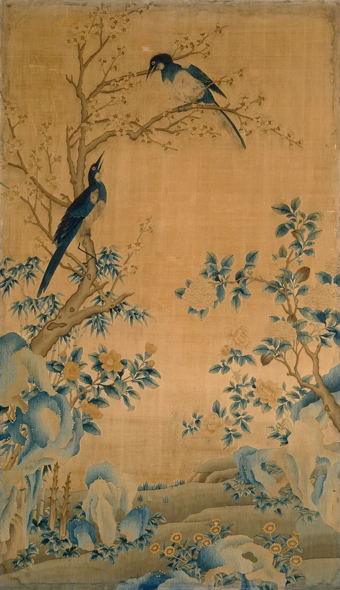 Panel (Furnishing Fabric) by Manchu China, textile, 1750-1800