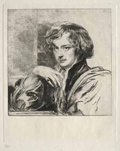 Van Dyck by Andrew Geddes, print