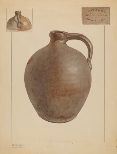 Jug by Frank Fumagalli, index of american design, 1937