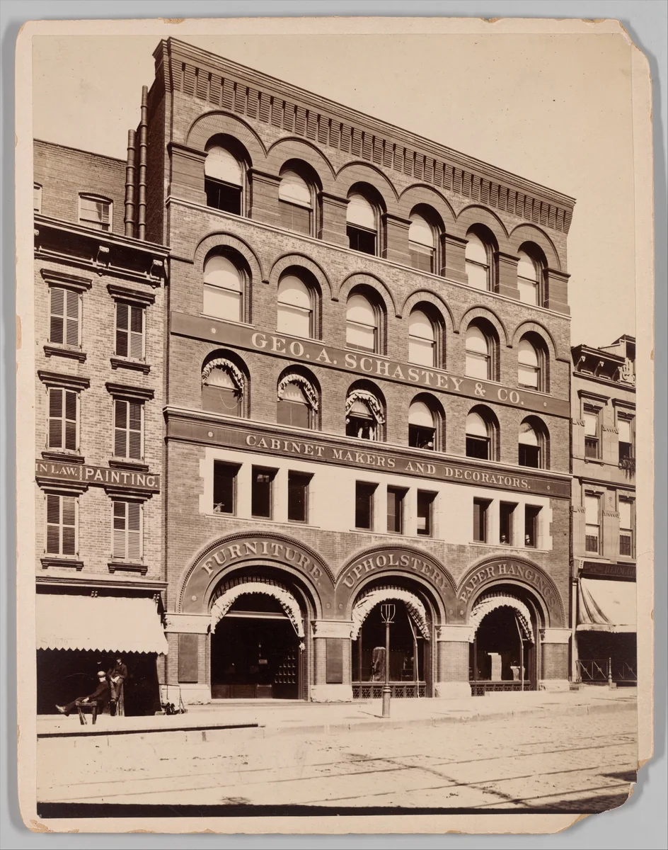 Photograph of George A. Schastey & Co., 1681-1683 Broadway by George A. Schastey & Co., artwork, 1880-1890