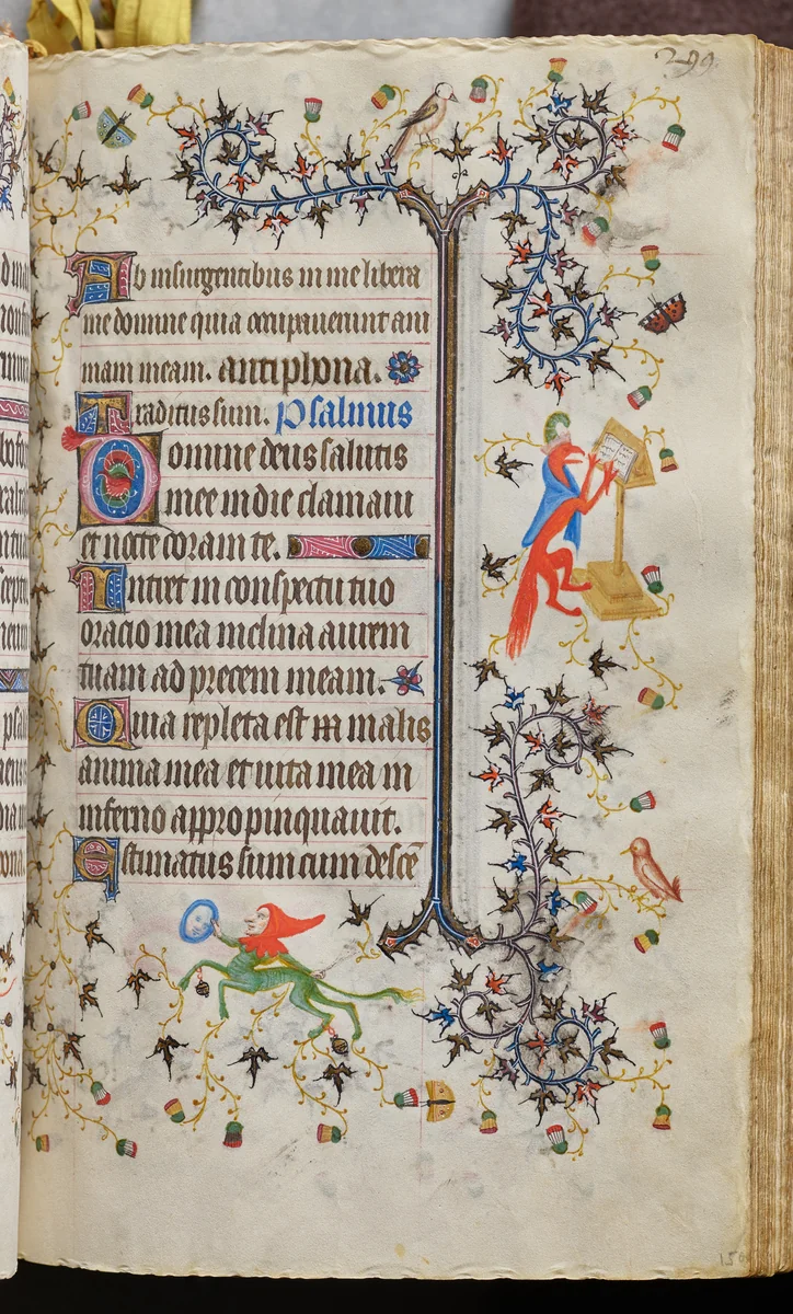 Hours of Charles the Noble, King of Navarre (1361-1425): fol. 150r, Text by Master of the Brussels Initials and Associates, book, 1400-1410