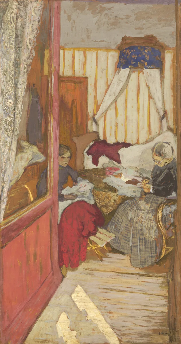 Women Sewing by Edouard Vuillard, painting, 1912