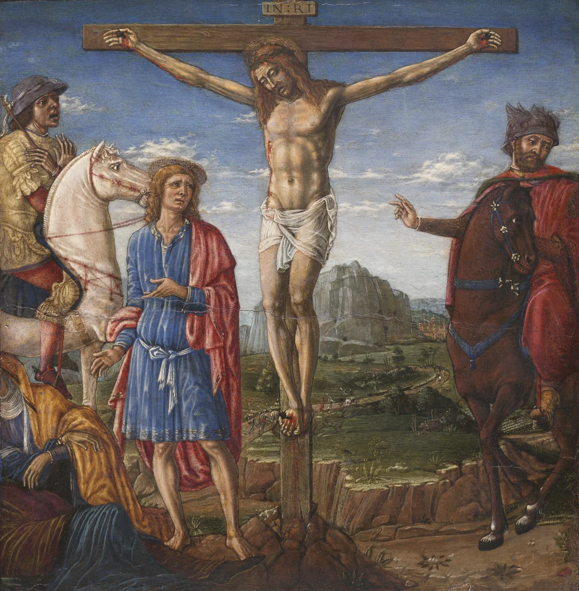 The Crucifixion by Matteo di Giovanni, painting, 1470-1479